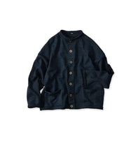 Indigo Dekoboko Knitsew 908 Cardigan