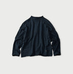 Indigo Dekoboko Knitsew 908 Cardigan Back