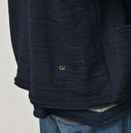 Indigo Dekoboko Knitsew 908 Cardigan Detail