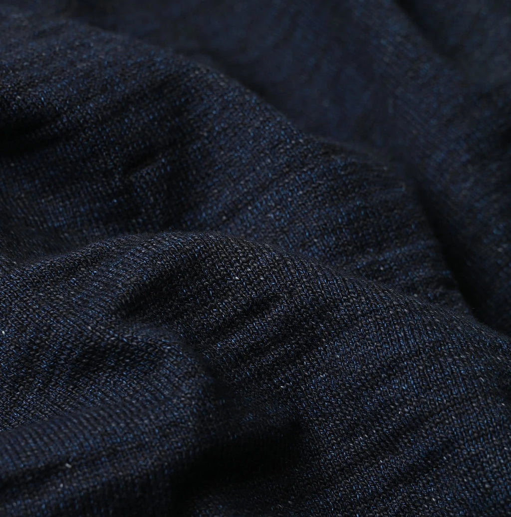 Indigo Dekoboko Knitsew 908 Cardigan Detail