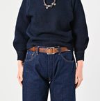 Vintage Leather Belt Female Model