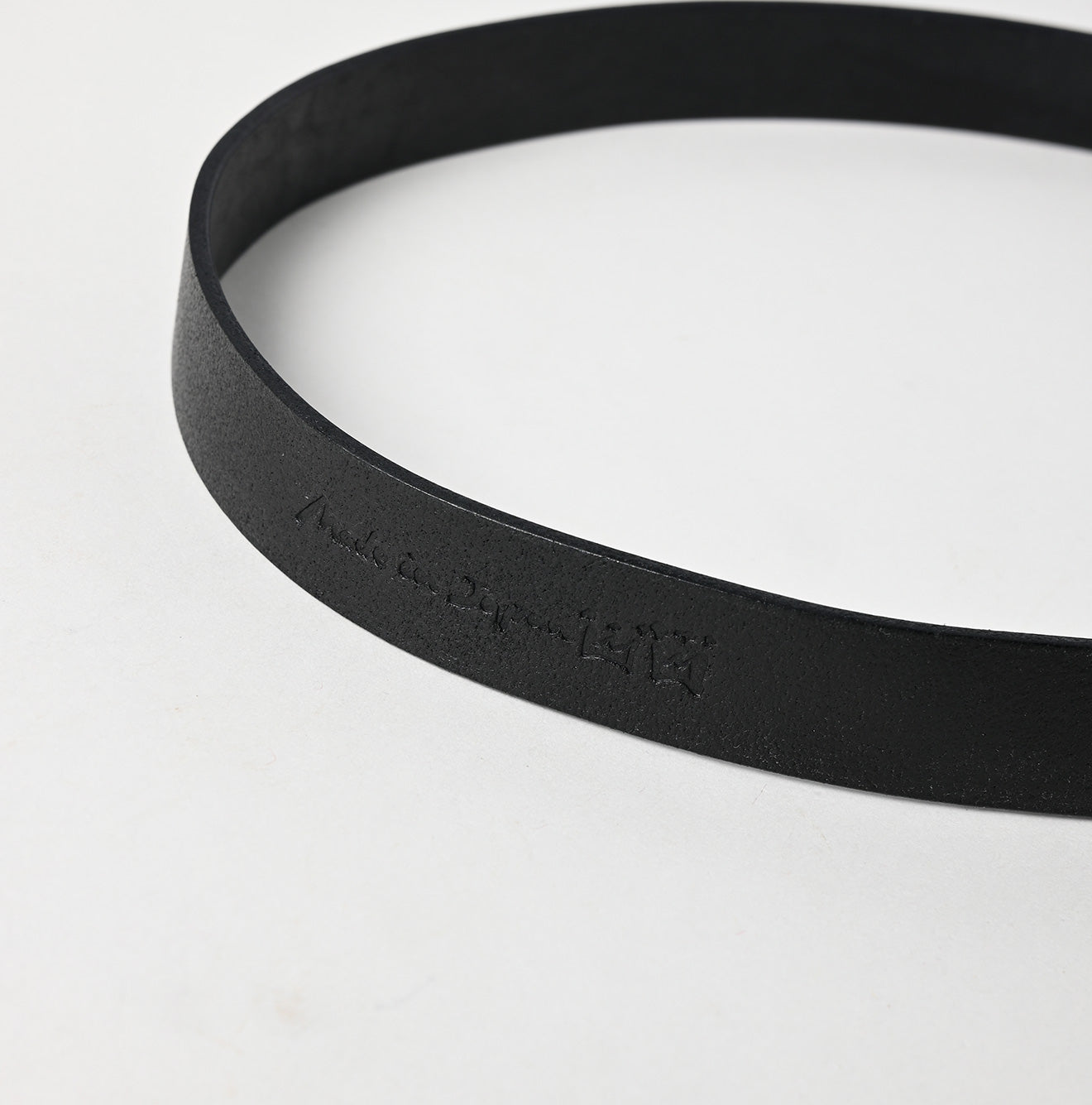 Vintage Leather Belt Medium Detail