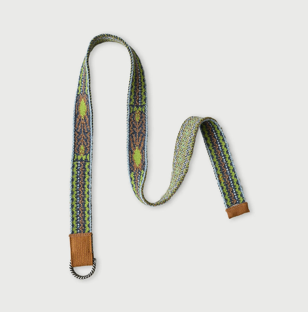 Hippie Jacquard Knit Belt Navy Base