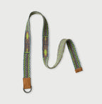 Hippie Jacquard Knit Belt Navy Base