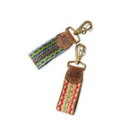 Hippie Jacquard Knit Key Chain