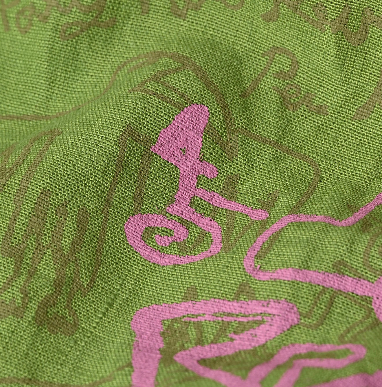 Indian Linen Nasuppie-kun 45 Star Tote Large Detail
