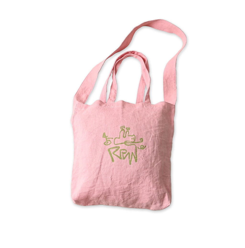 Indian Linen Nasuppie-kun 45 Star Tote Medium Pink