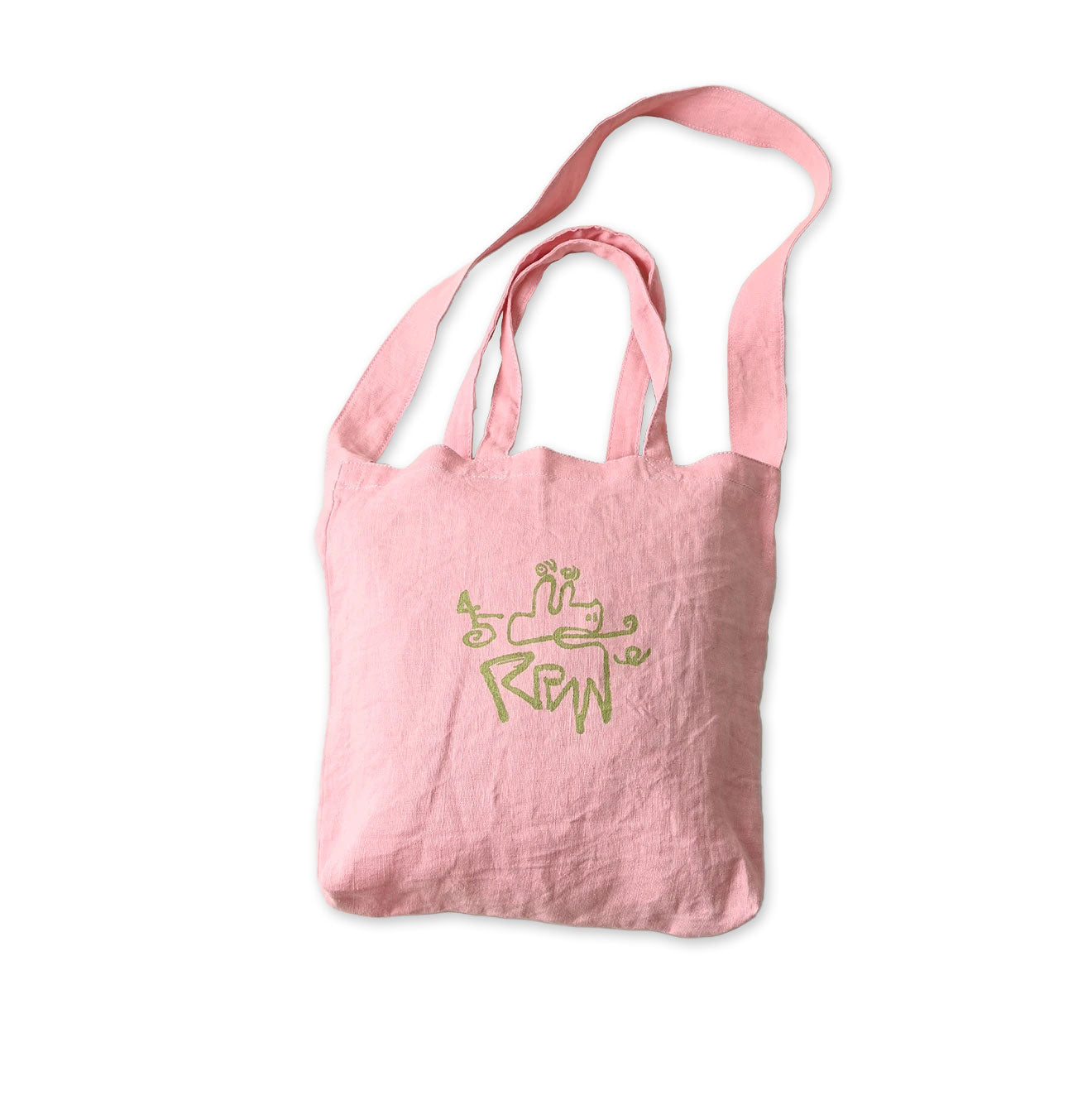 Indian Linen Nasuppie-kun 45 Star Tote Medium Pink