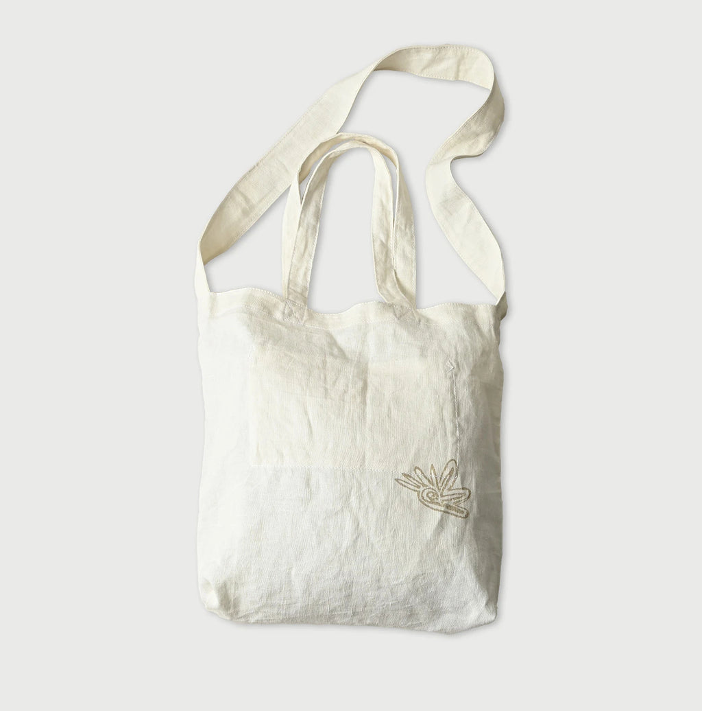 Indian Linen Nasuppie-kun 45 Star Tote Medium Back