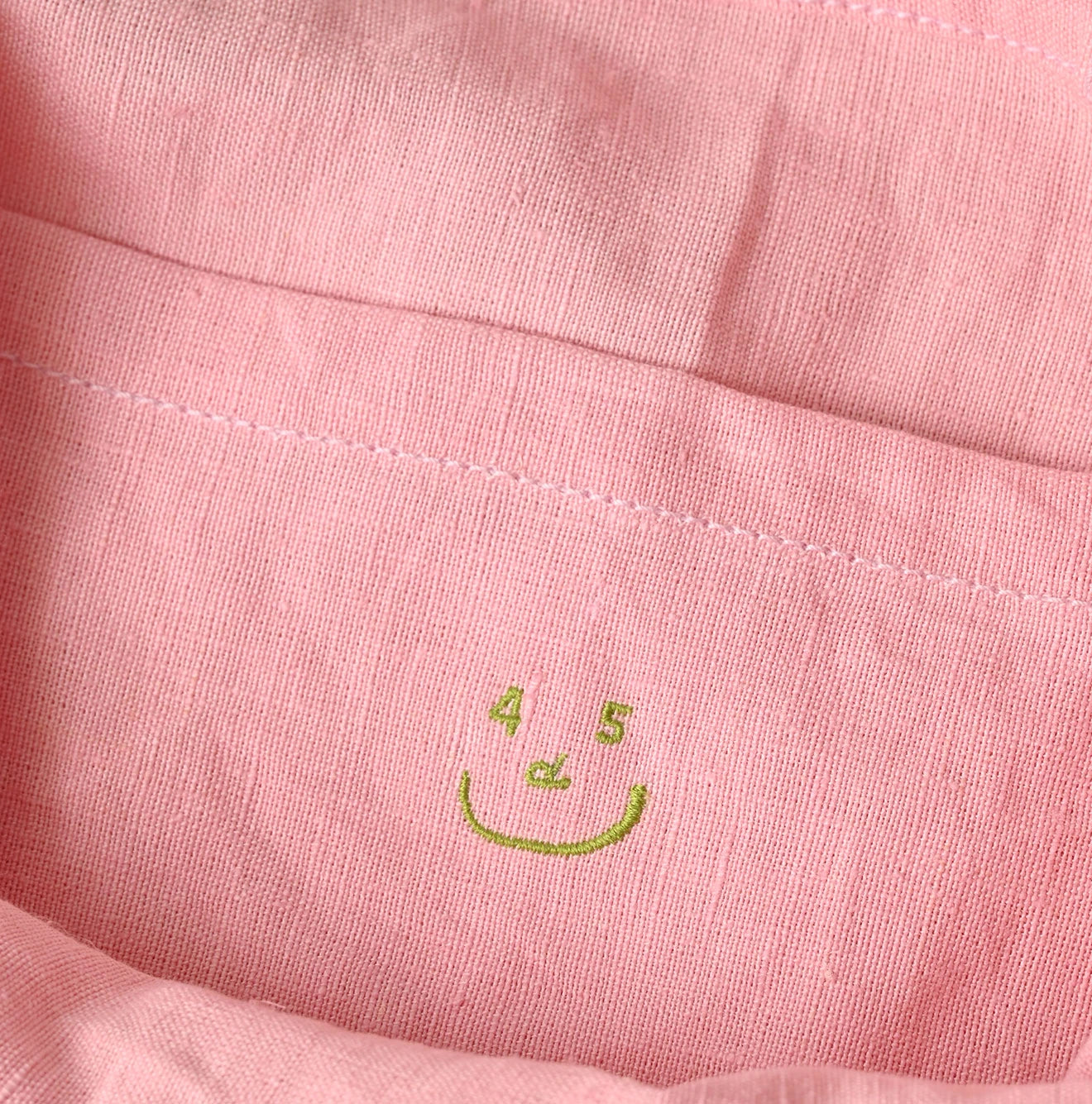 Indian Linen Nasuppie-kun 45 Star Tote Medium Detail