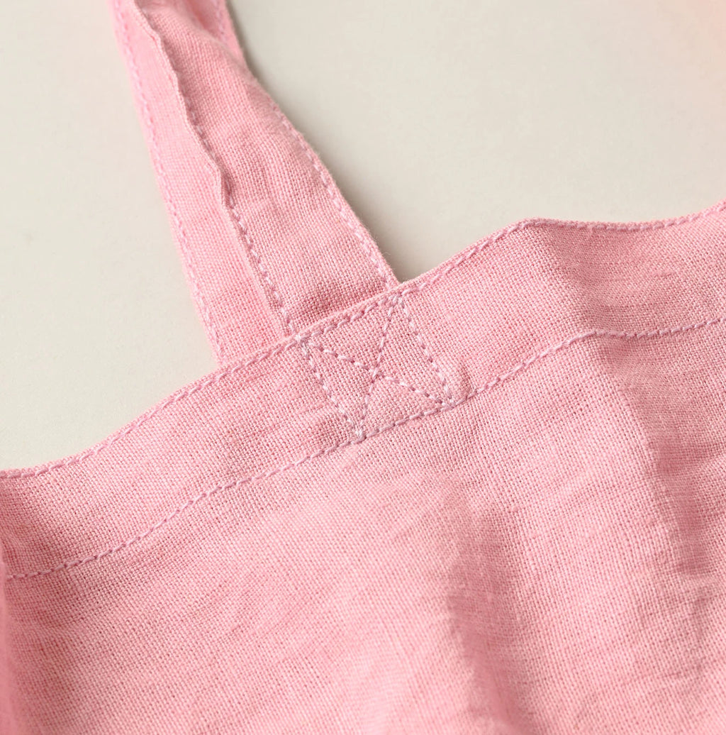 Indian Linen Nasuppie-kun 45 Star Tote Medium Detail