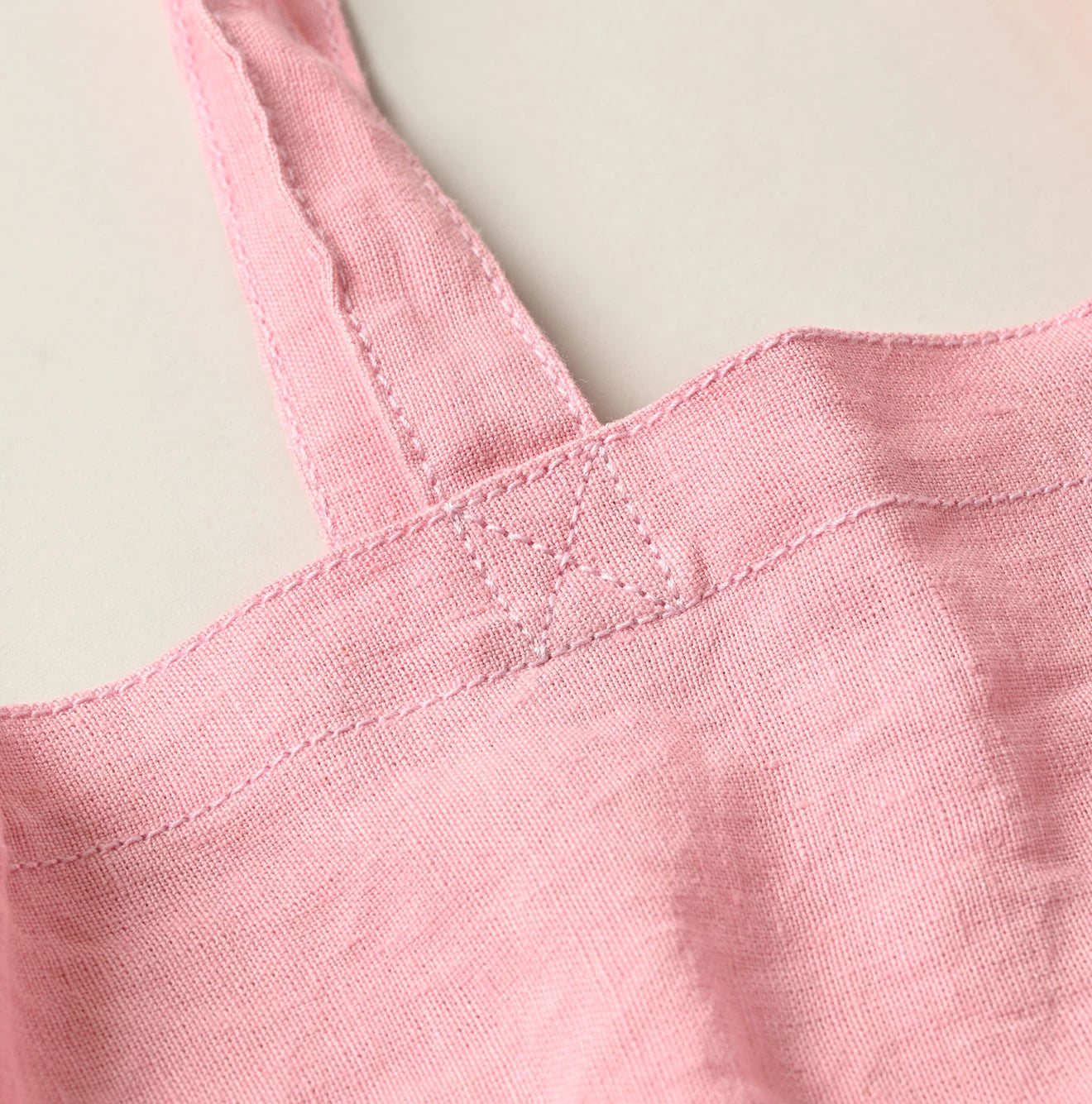 Indian Linen Nasuppie-kun 45 Star Tote Medium Detail