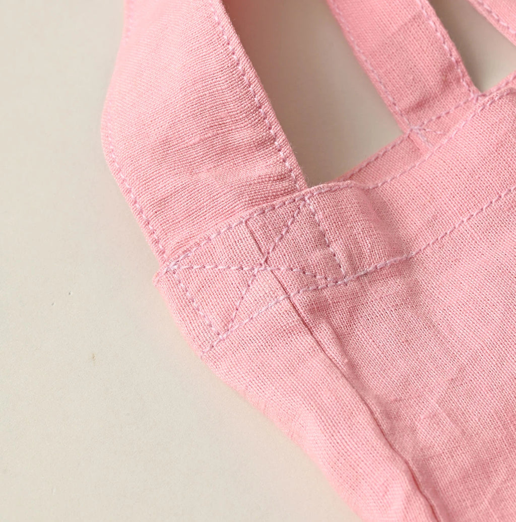 Indian Linen Nasuppie-kun 45 Star Tote Medium Detail