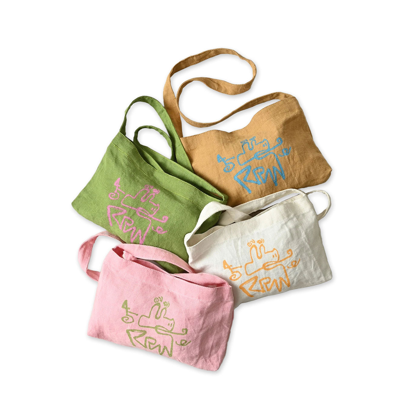 Indian Linen Nasuppie-kun 45 Star Tote Small