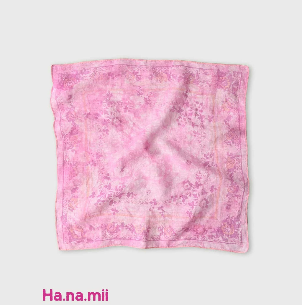 Linen Sakura Dyed Bandana