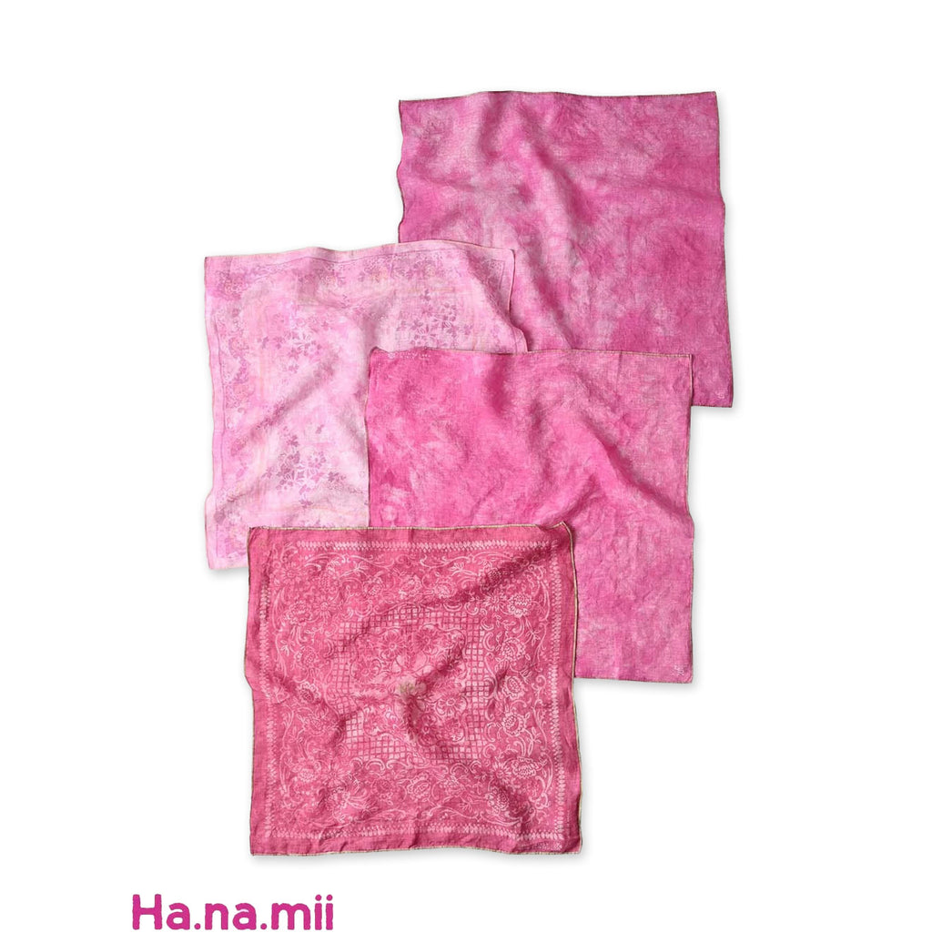 Linen Sakura Dyed Bandana