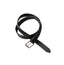 Azure Vintage Leather Belt Narrow Black