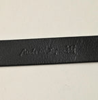 Azure Vintage Leather Belt Narrow Detail