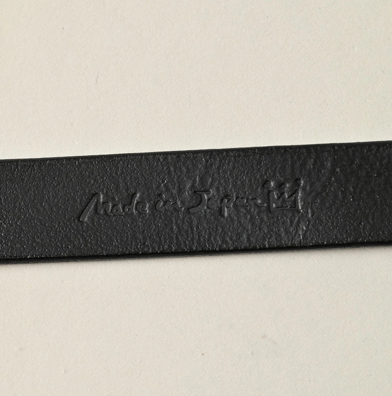 Azure Vintage Leather Belt Narrow Detail