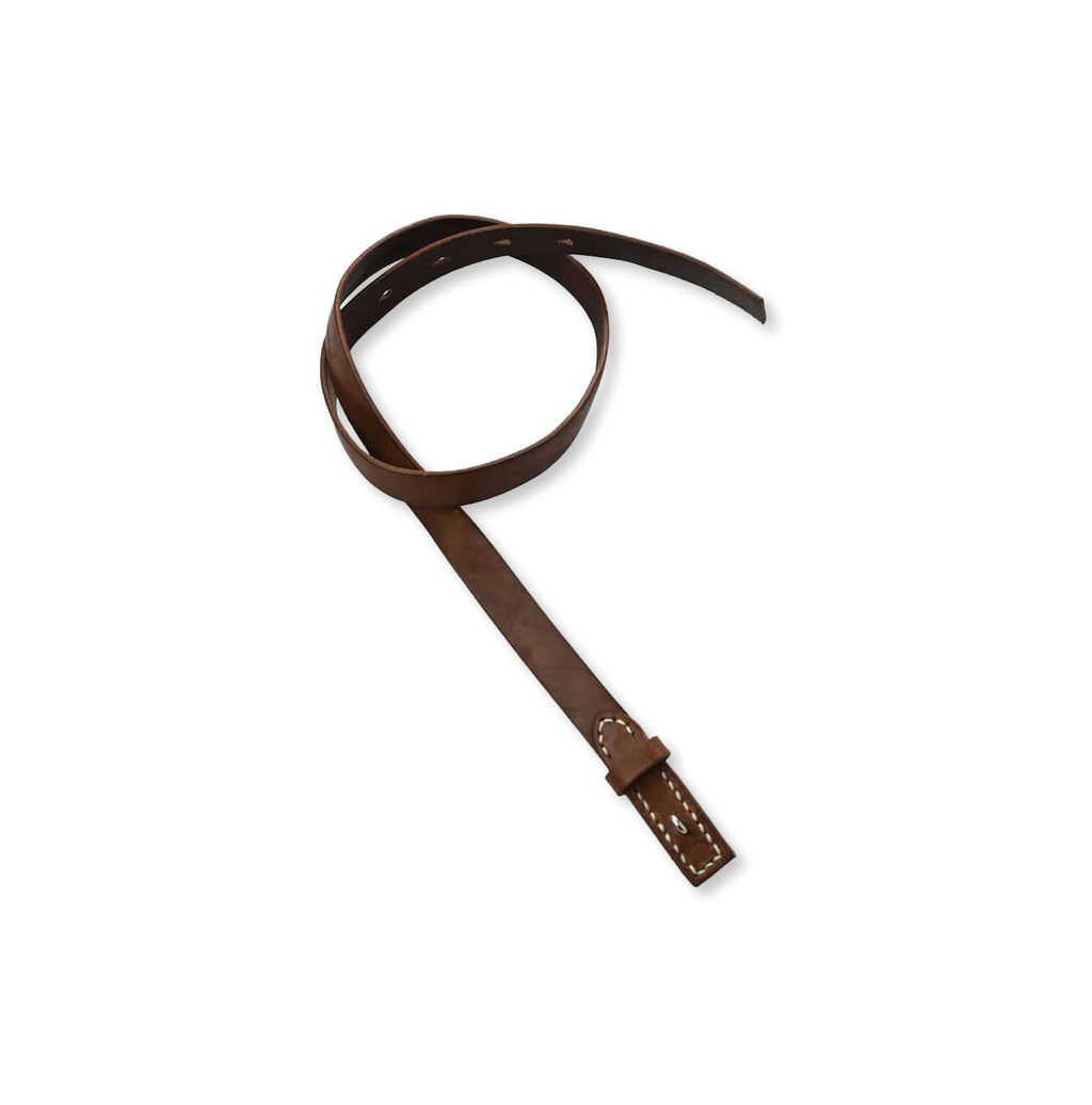 Vintage Leather Belt Thin Habana