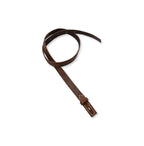 Vintage Leather Belt Thin Habana