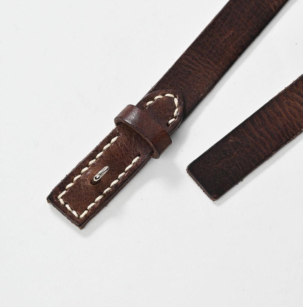 Vintage Leather Belt Thin