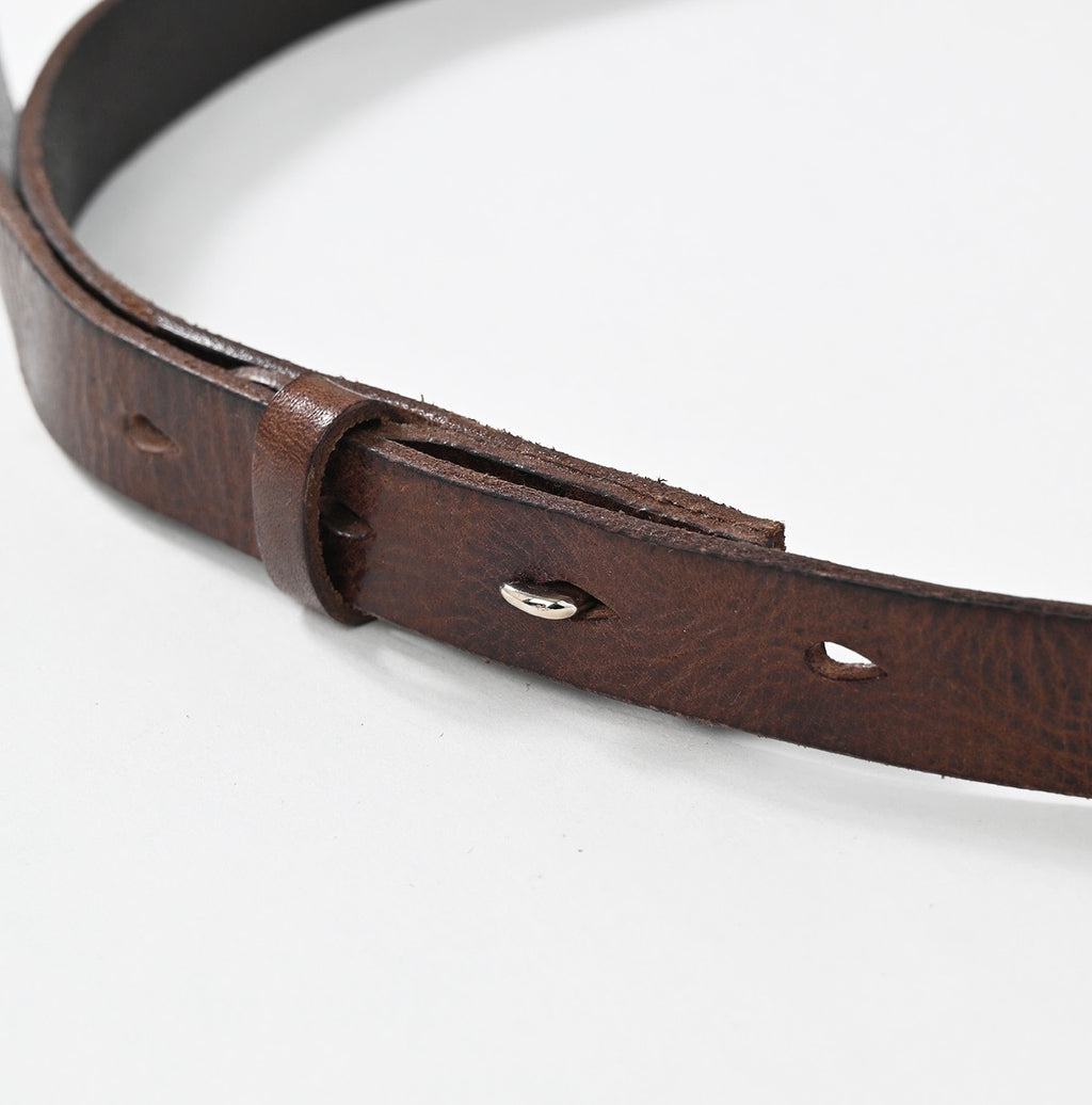 Vintage Leather Belt Thin