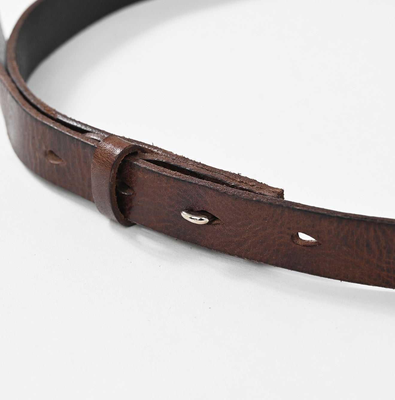 Vintage Leather Belt Thin