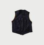 Thin Gabardine 908 Vest Navy