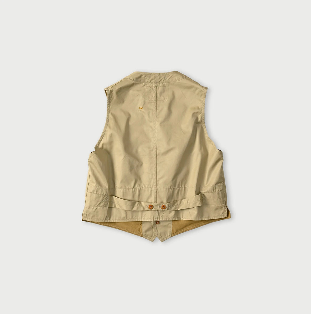 Thin Gabardine 908 Vest Detail Back