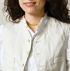 Thin Gabardine 908 Vest Detail