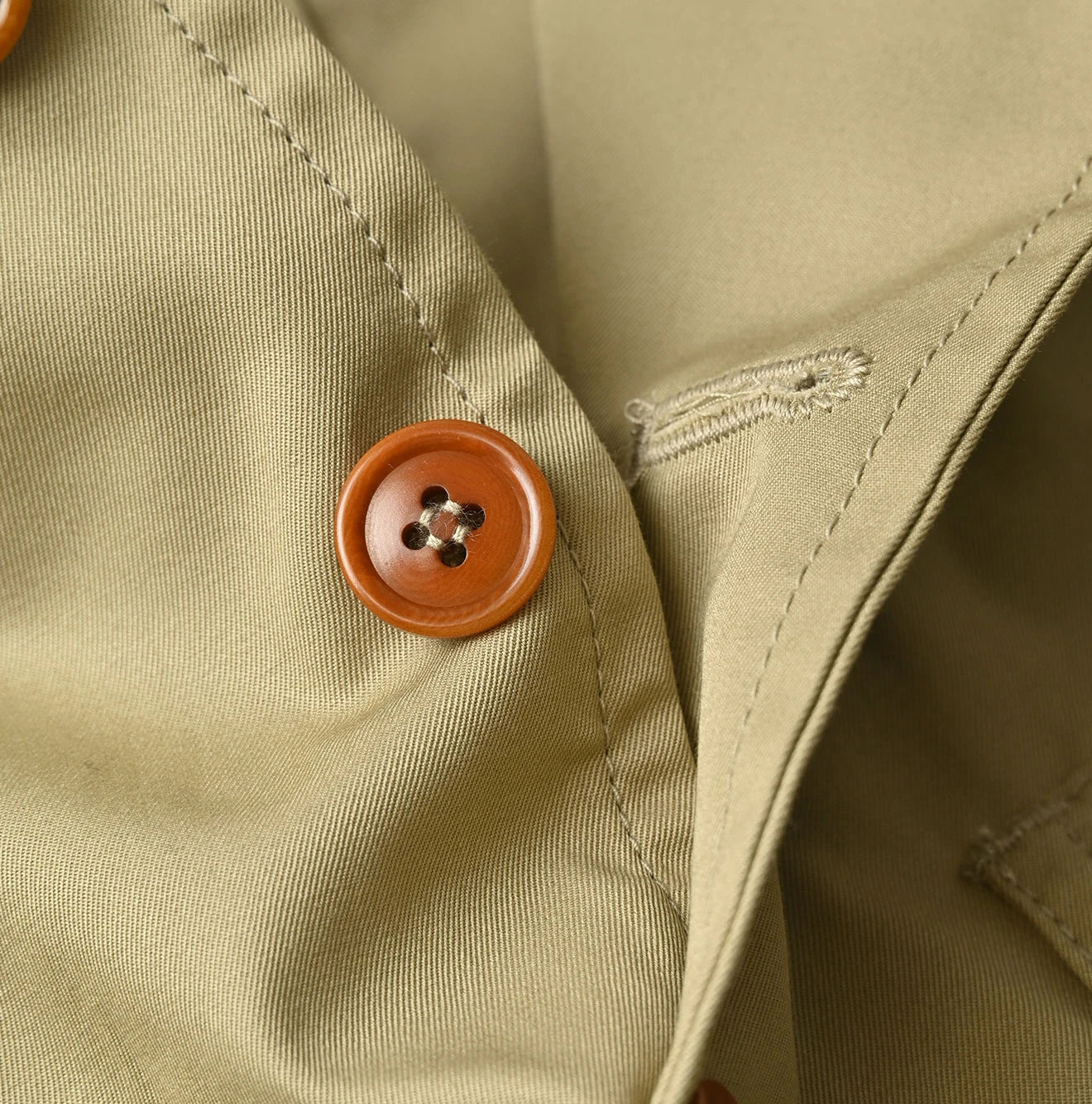 Thin Gabardine 908 Vest Detail