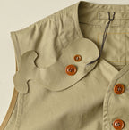 Thin Gabardine 908 Vest Detail