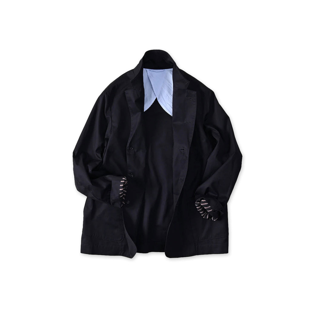 Thin Gabardine 908 Jacquarde Navy