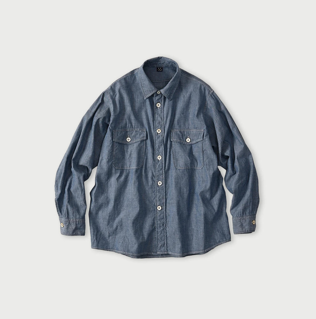 Indigo Khadi OX 908 Cruise Shirt Ai Dungaree