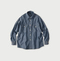 Indigo Khadi OX 908 Cruise Shirt Ai Dungaree