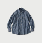 Indigo Khadi OX 908 Cruise Shirt Ai Dungaree