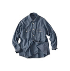 Indigo Khadi OX 908 Cruise Shirt Ai Dungaree