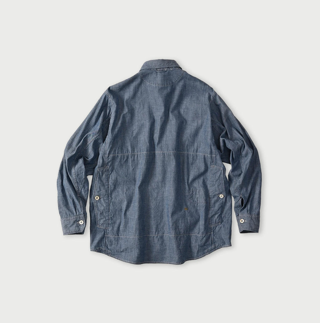 Indigo Khadi OX 908 Cruise Shirt Back