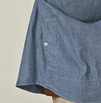 Indigo Khadi OX 908 Cruise Shirt Detail