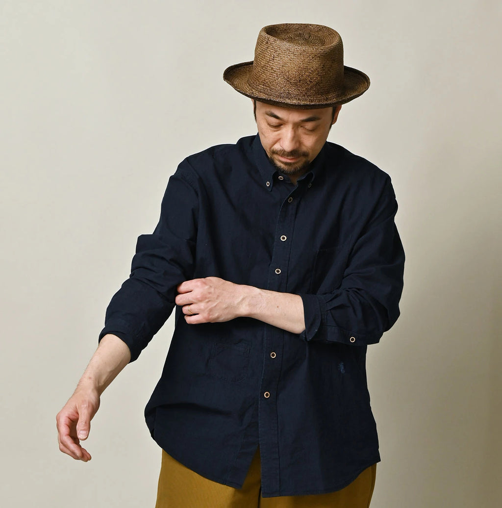 Indigo Batiste 908 Ocean Shirt Male Model