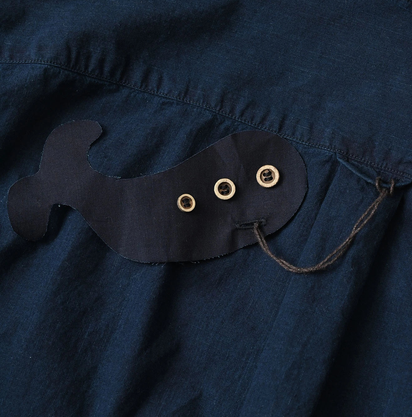 Indigo Batiste 908 Ocean Shirt Detail