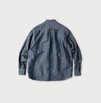 Cotton Linen Ruri Dungaree 908 Neem Shirt Nou Back