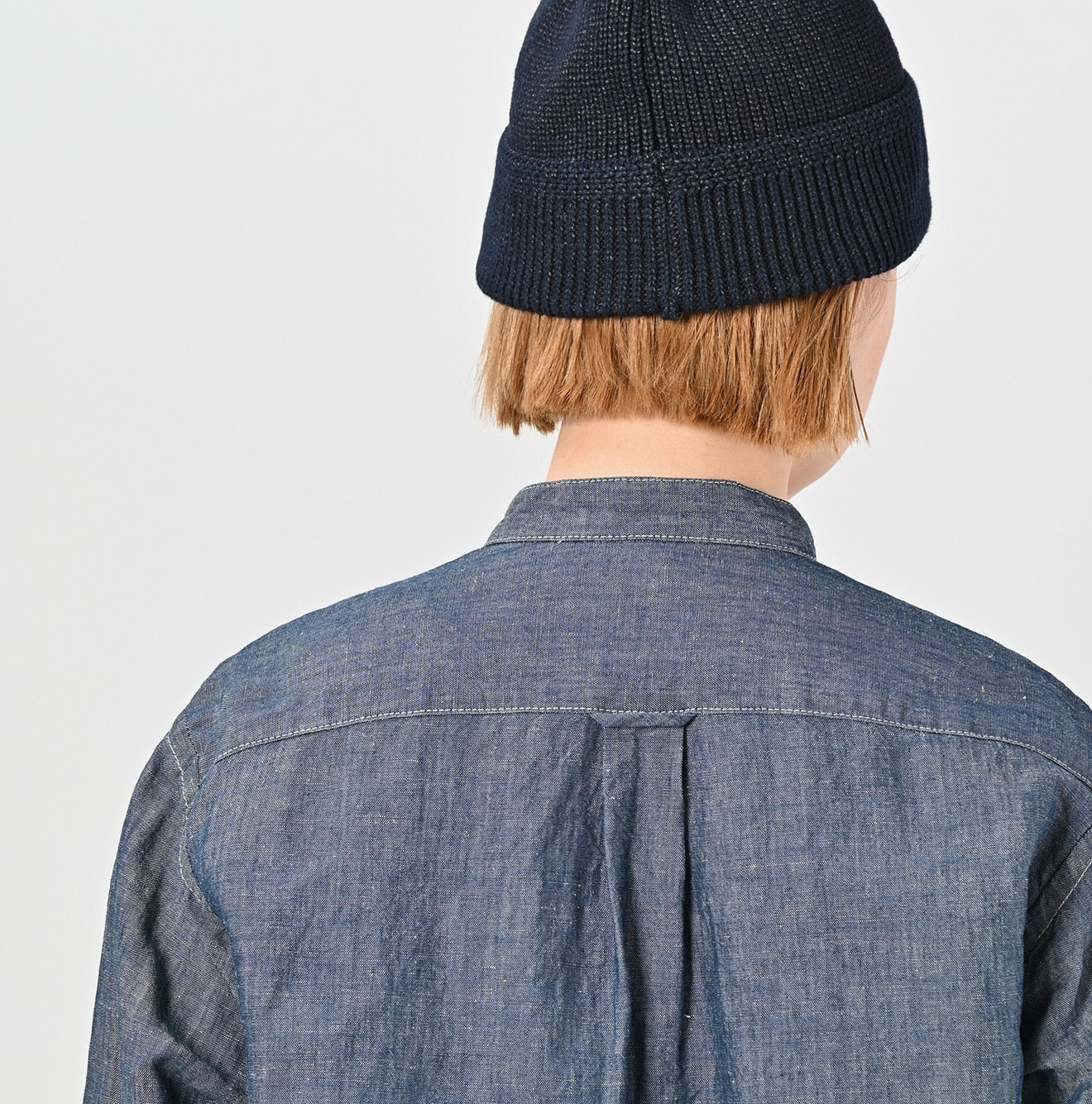 Cotton Linen Ruri Dungaree 908 Neem Shirt Nou Detail