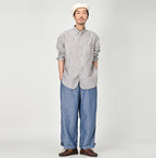 Usu OX Loafer 908 Button Down Shirt Male Model
