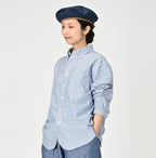 Usu OX Loafer 908 Button Down Shirt Female Model