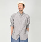 Usu OX Loafer 908 Button Down Shirt Male Model