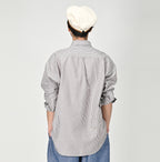 Usu OX Loafer 908 Button Down Shirt Male Model