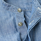 Cotton Linen Ruri Dungaree 908 Neem Shirt Zyu Detail