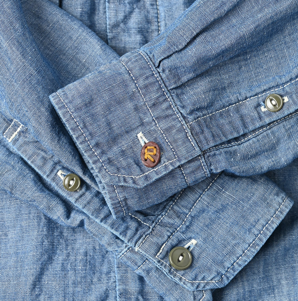 Cotton Linen Ruri Dungaree 908 Neem Shirt Zyu Detail